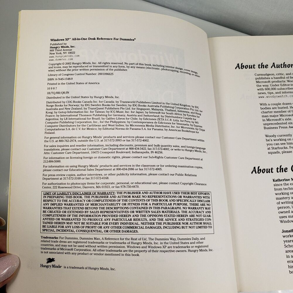 Windows XP All-In-One Desk Reference For Dummies  (FOR By Woody Leonhard **NEW** - Picture 12 of 16